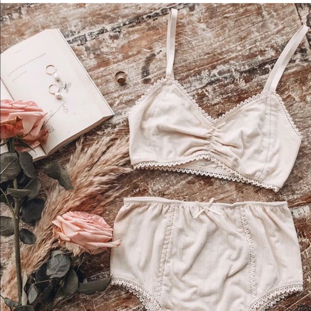 Spell Lana Organic Cotton Bralette, BNWT
